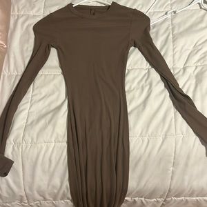 skims ribbed dress
